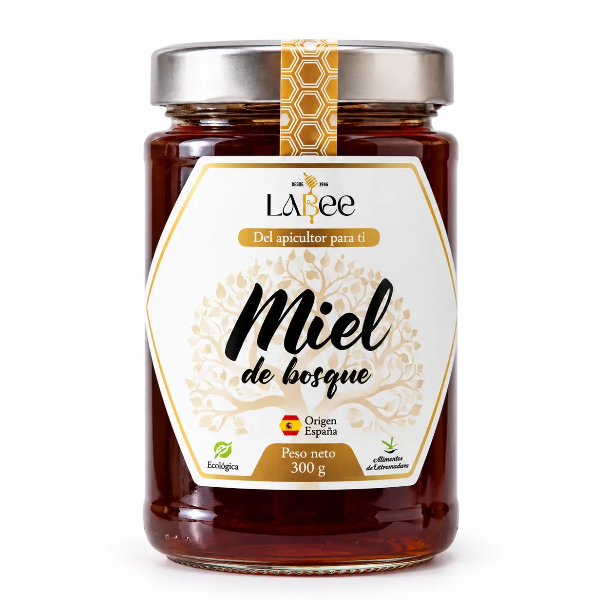 Miel Cruda de Bosque Ecológica 300 g